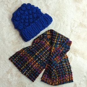 Free People Hat with Scarf
